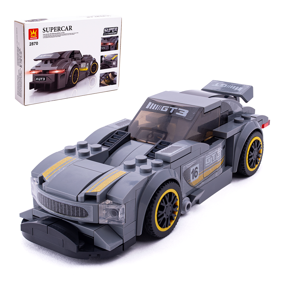 JUGUETE WANGE MULTICOLOR AUTO AMG GT3 ARMABLE - 3