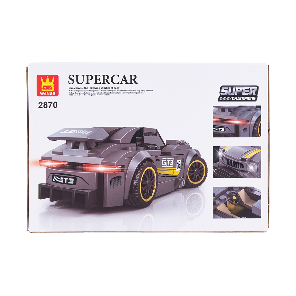 JUGUETE WANGE MULTICOLOR AUTO AMG GT3 ARMABLE - 4