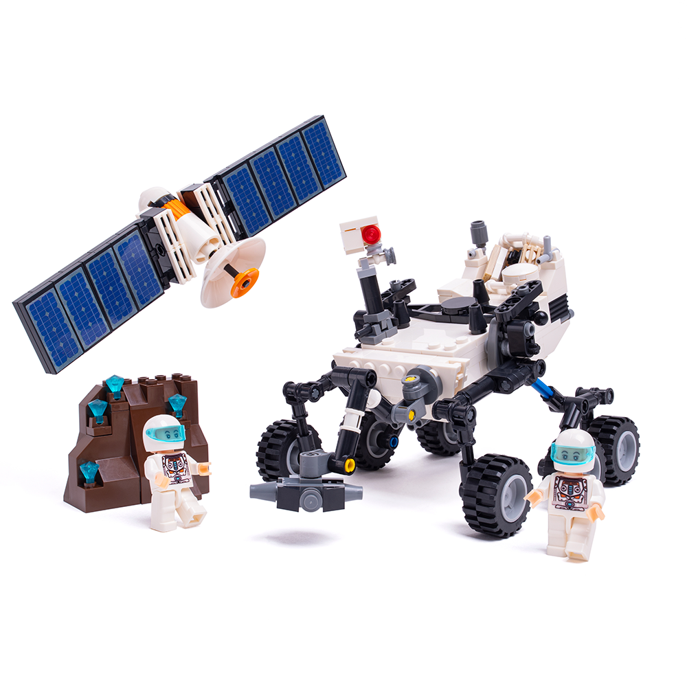 JUGUETE WANGE MULTICOLOR AUTO ESPACIAL ARMABLE - 1