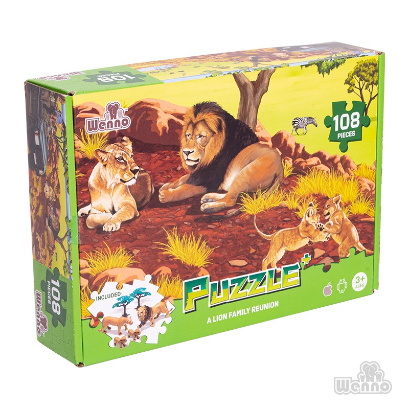 PUZZLE MULTICOLOR LEON 108 PIEZAS + FIGURAS - 4