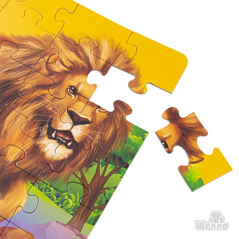 PUZZLE MULTICOLOR LEON 36 PIEZAS + FIGURA - 2