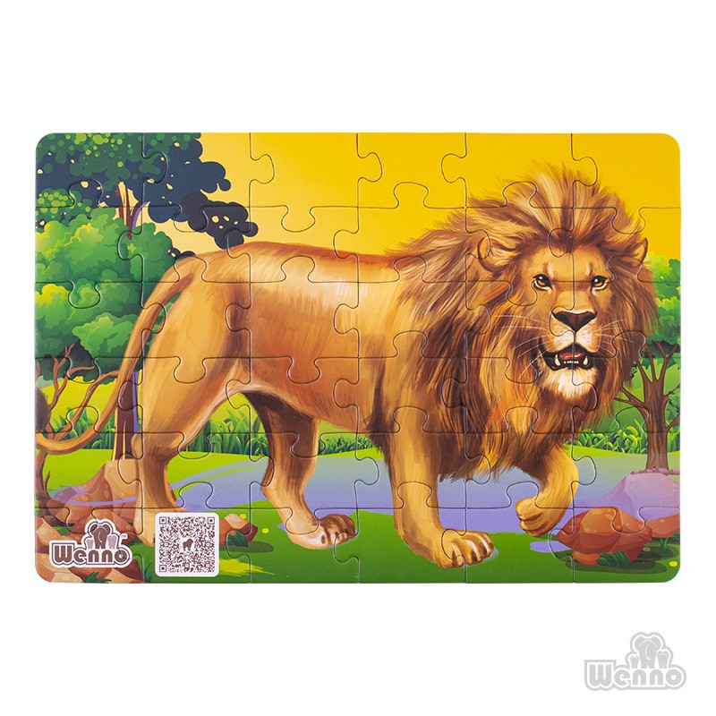 PUZZLE MULTICOLOR LEON 36 PIEZAS + FIGURA - 3