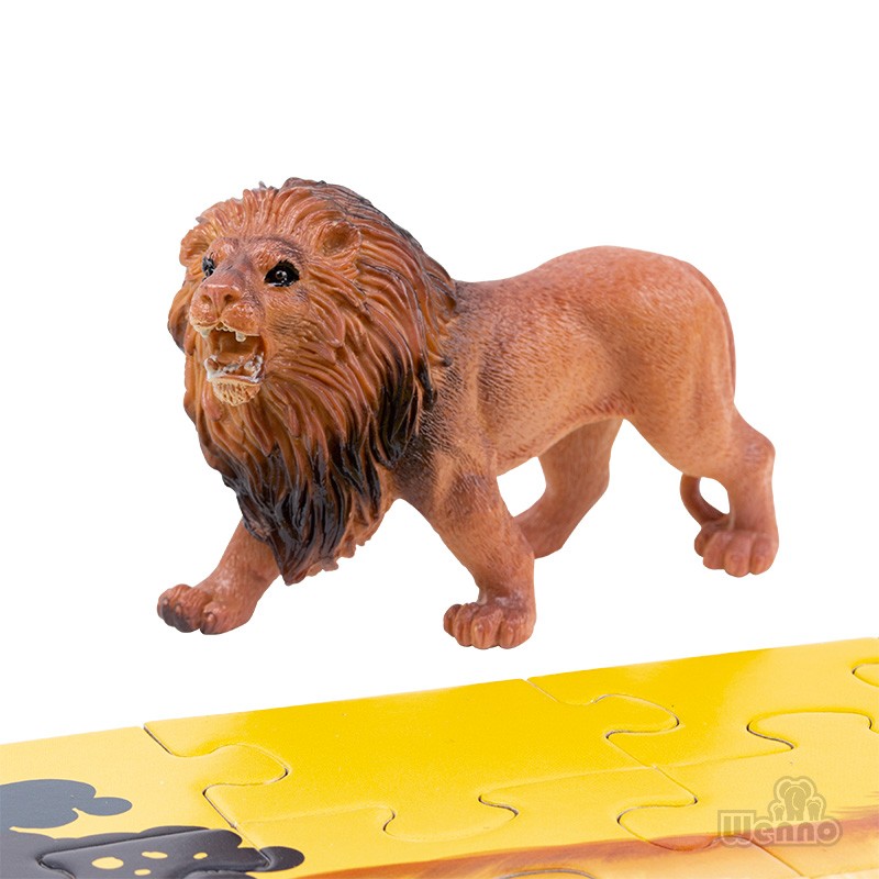 PUZZLE MULTICOLOR LEON 36 PIEZAS + FIGURA - 4