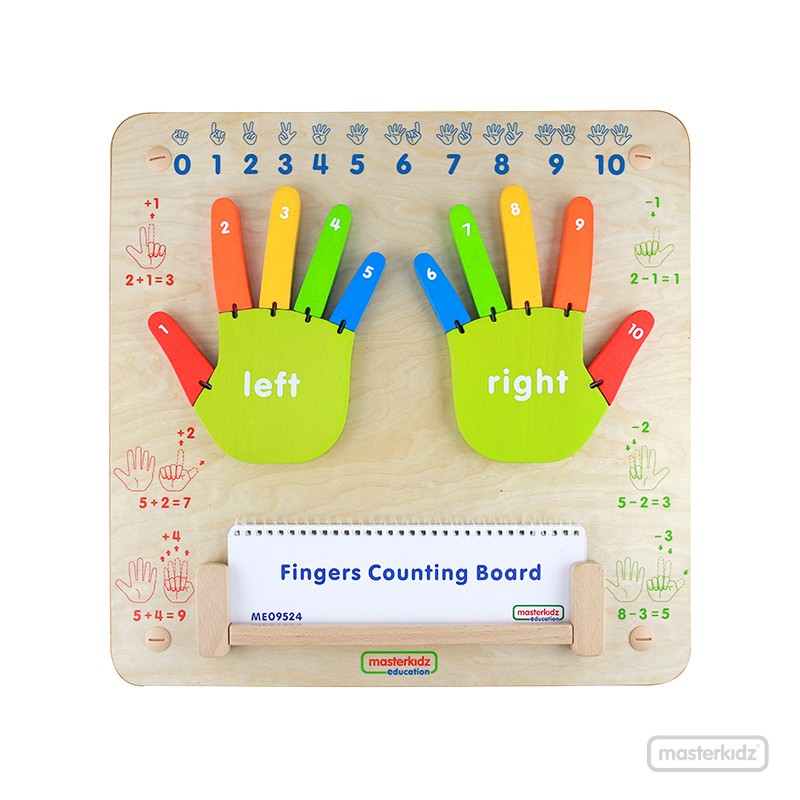 TABLERO MASTERKIDS PARED CUENTA DEDOS MULTICOLOR - 2