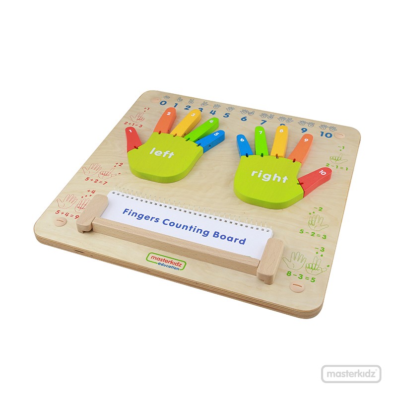 TABLERO MASTERKIDS PARED CUENTA DEDOS MULTICOLOR - 4