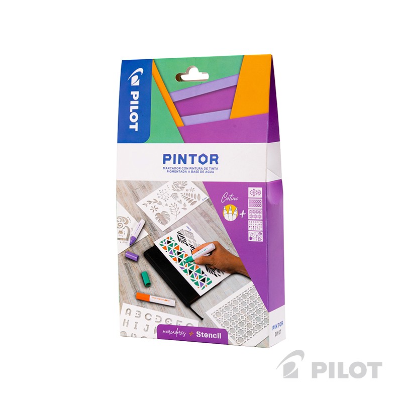 SET PINTOR + STENCIL - 2