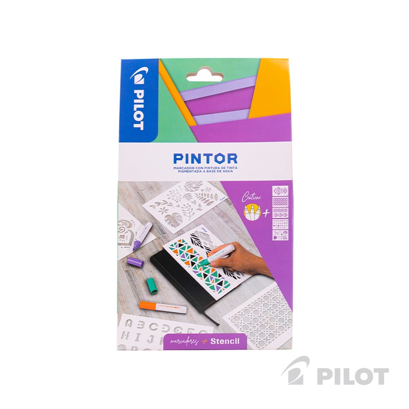 SET PINTOR + STENCIL - 3