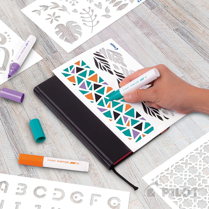 SET PINTOR + STENCIL - 4