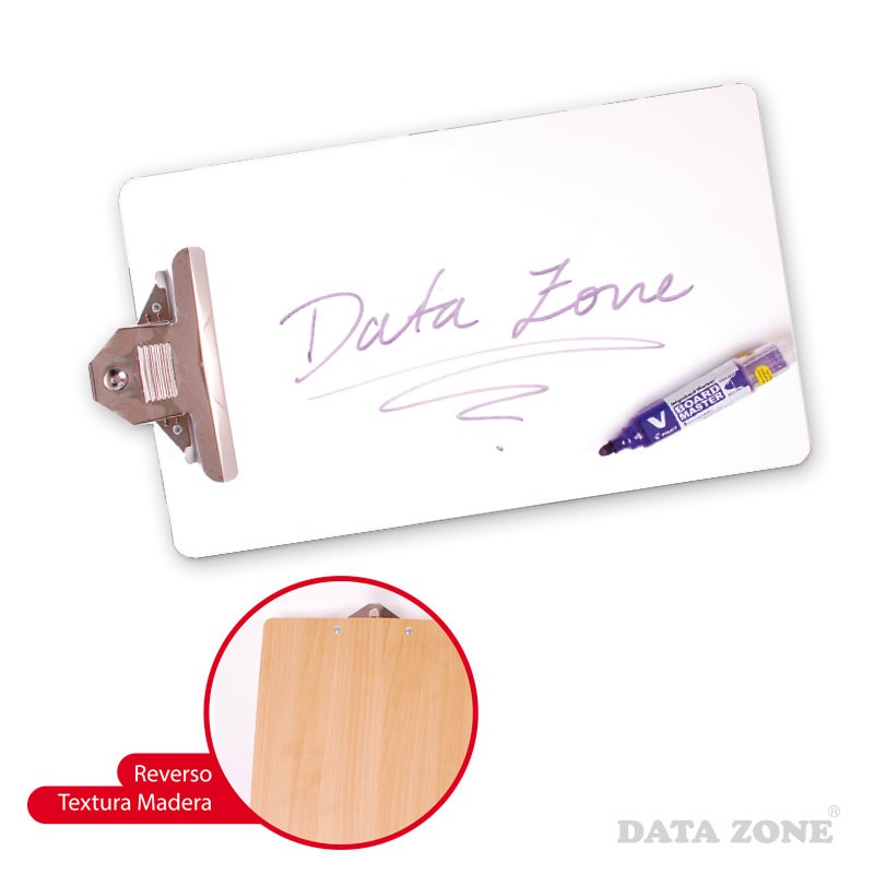 ANOTADOR DE MADERA DATAZONE REVESTIDA CON APRETADOR - 1