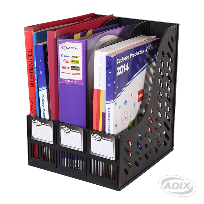 REVISTERO ADIX PLASTICO TRIPLE NEGRO - 3