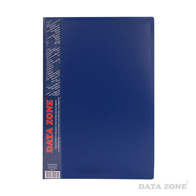 CARPETA OFICIO 20 FUNDAS AZUL - 1
