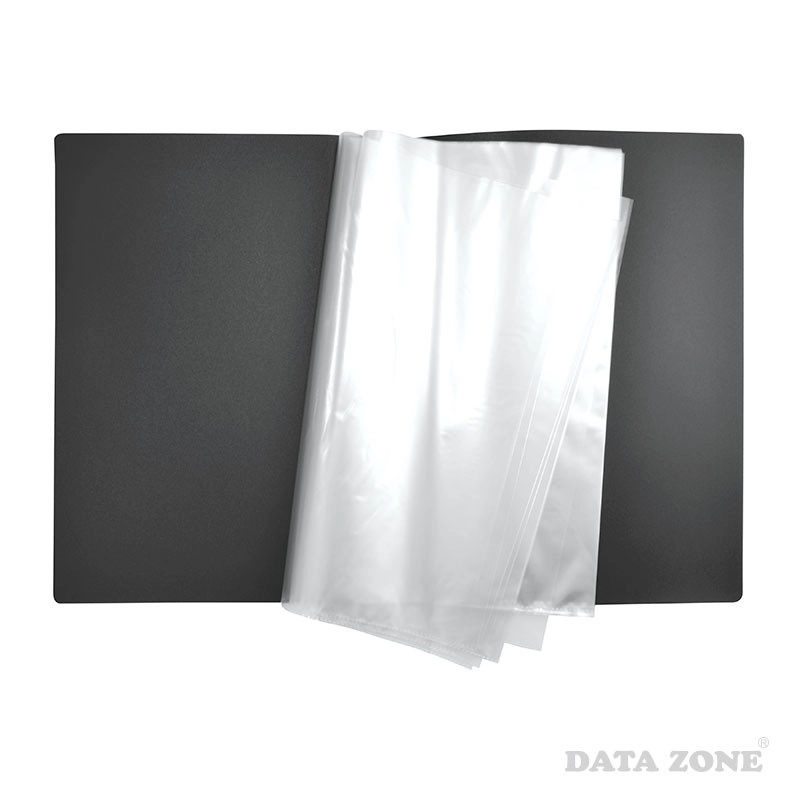 CARPETA A4 DATAZONE 60 FUNDAS NEGRO - 2