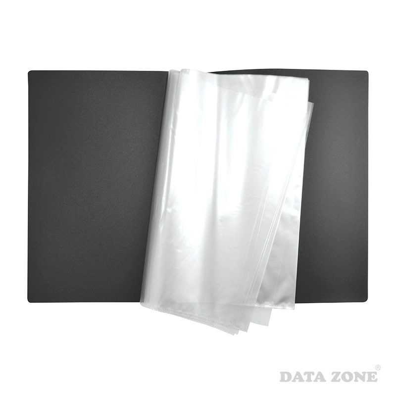 CARPETA A4 DATAZONE 40 FUNDAS NEGRO - 2