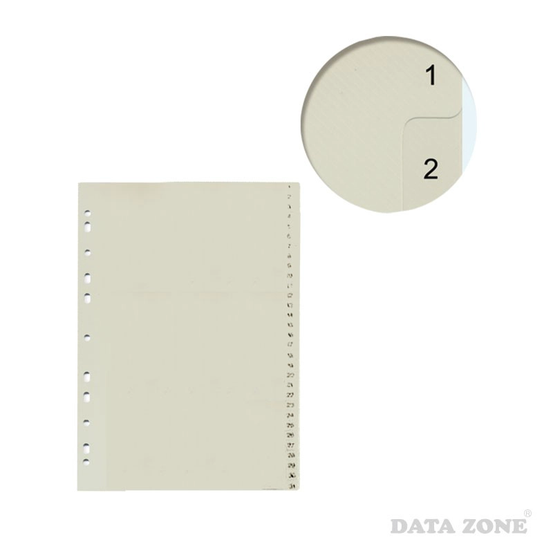 SEPARADOR DATAZONE A4 NUMERADO ARCHIVABLE - 1
