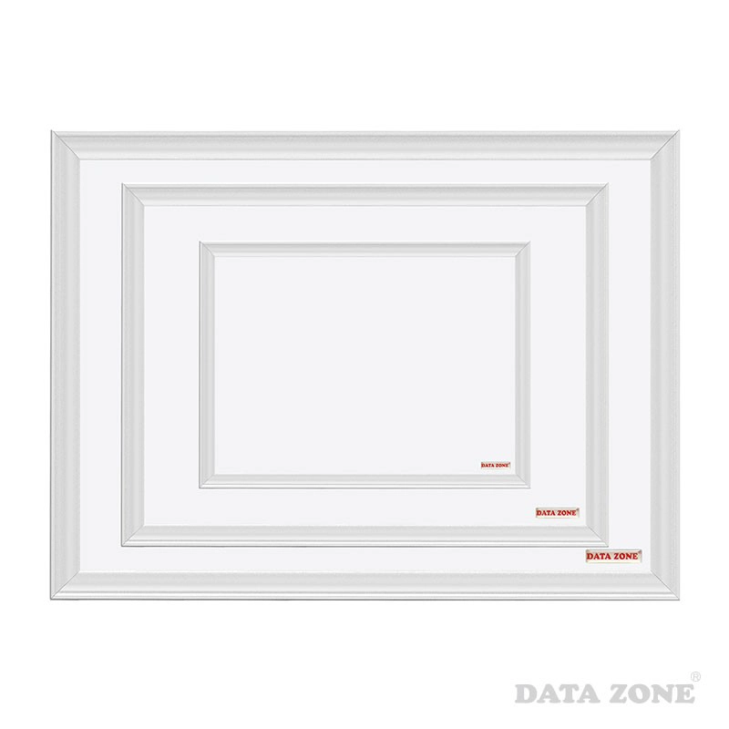 PIZARRA DATAZONE MAGNETICA SLIM PARA PARED MARCO ALUMINIO 60X90CM - 2