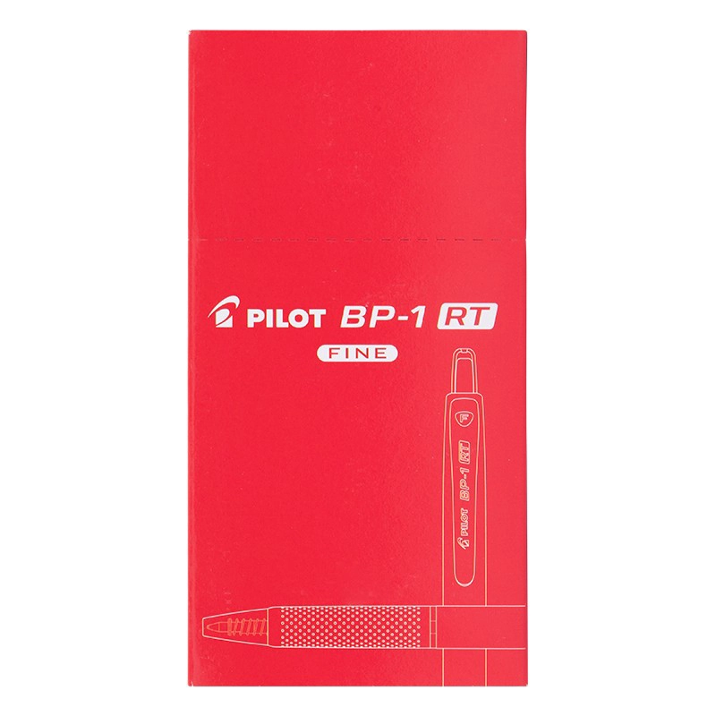 LÁPICES PASTA PILOT BP1 0.7 ROJO 12 UD - 2