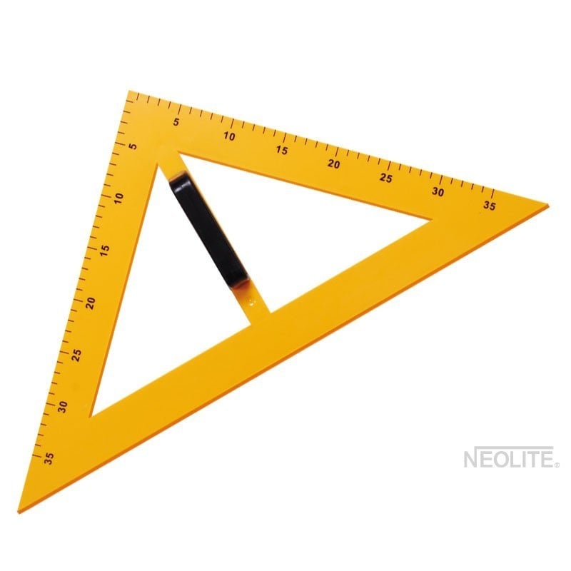 ESCUADRA PLASTICA GRANDE NEOLITE 41 CM 45 X 40 CMS - 1