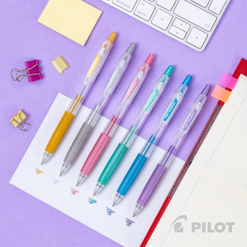 LAPICEROS PILOT POP'LOL METALICOS 6 COLORES - 4
