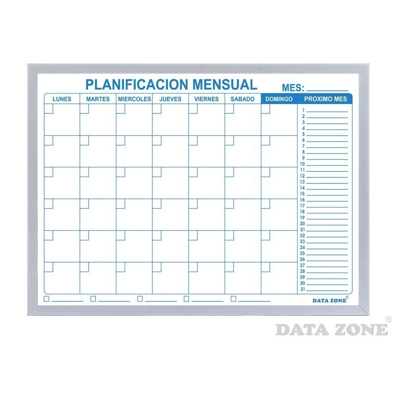 PLANIFICADOR MENSUAL DATAZONE MAGNETICO MEDIANO - 1