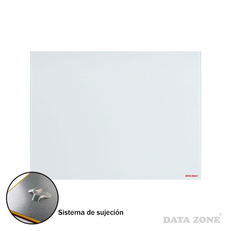 PIZARRA DATAZONE DE VIDRIO PARED 45X60 BLANCO - 1