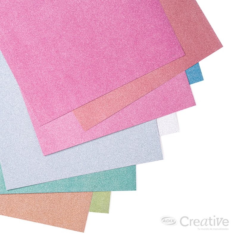 BLOCK DE CARTULINA CREATIVE BLOCK CARTULINA CON GLITTER - 2