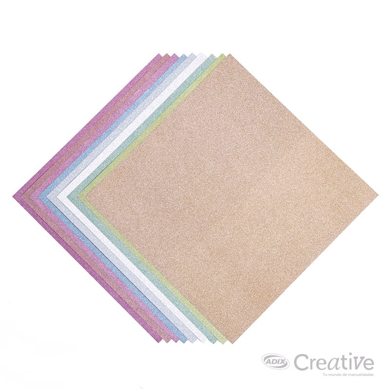 BLOCK DE CARTULINA CREATIVE BLOCK CARTULINA CON GLITTER - 4