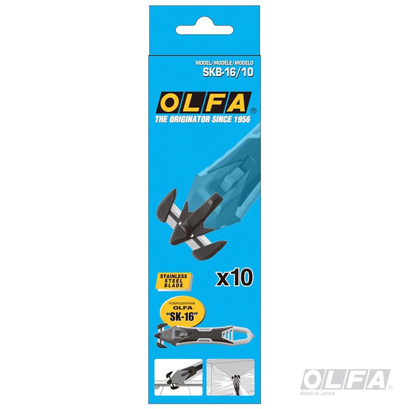 SET HERRAMIENTAS OLFA REPUESTO CUCHILLO SK-16 10 PIEZAS - 1