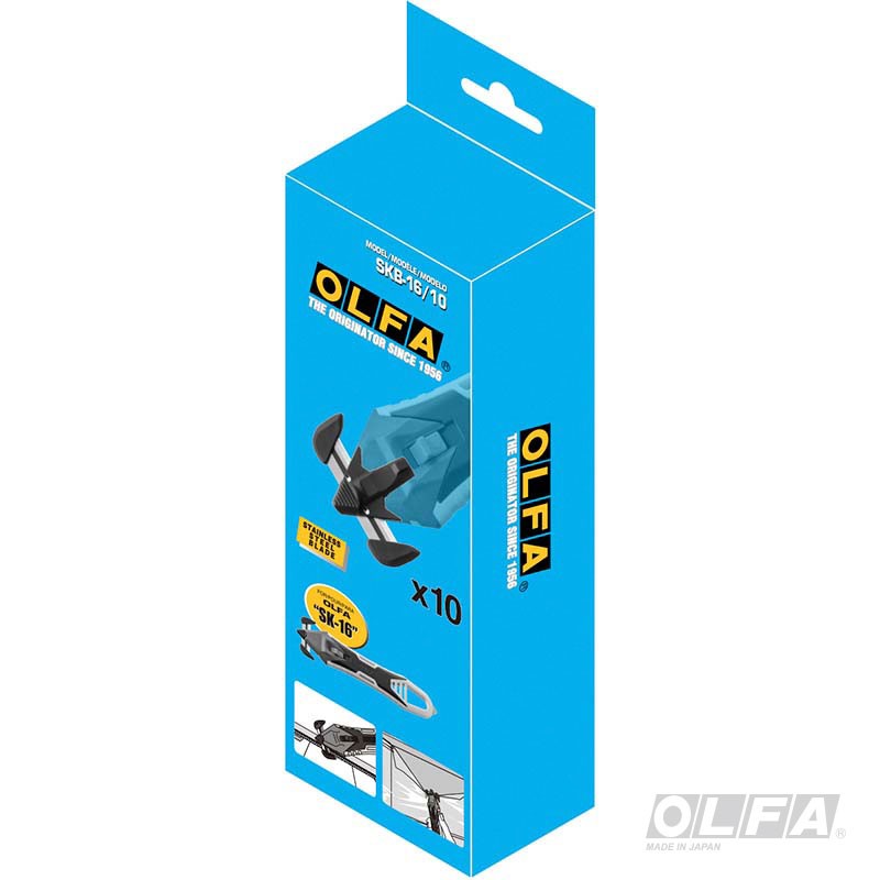 SET HERRAMIENTAS OLFA REPUESTO CUCHILLO SK-16 10 PIEZAS - 2