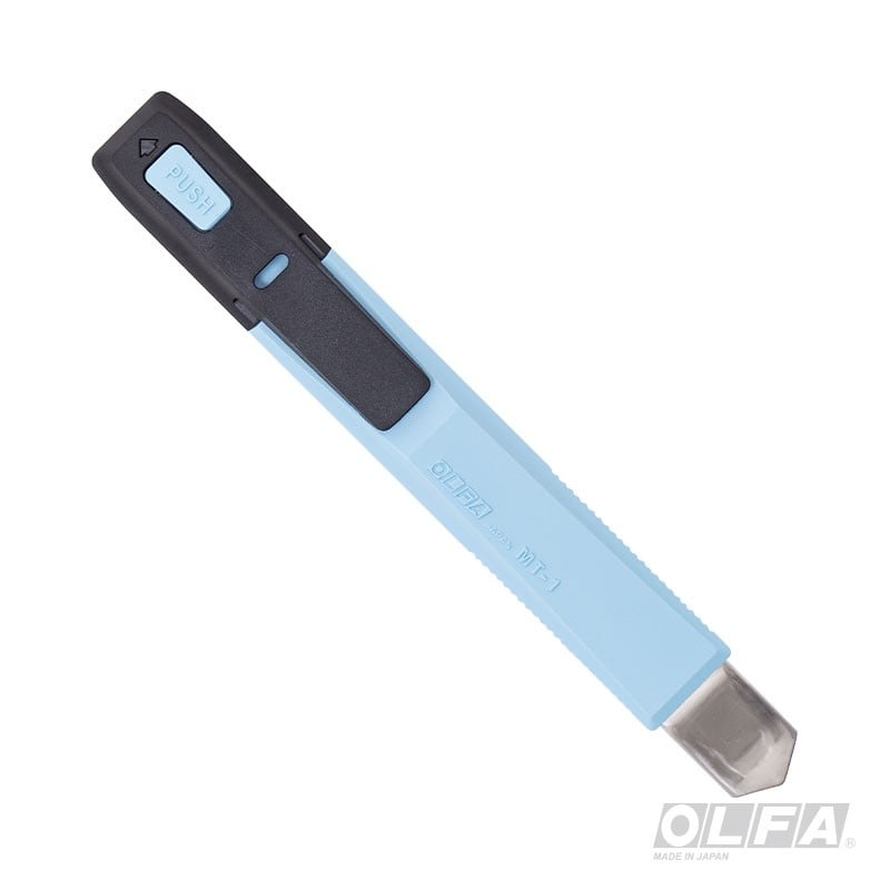 CUCHILLO OLFA 12.5 MM CELESTE - 3