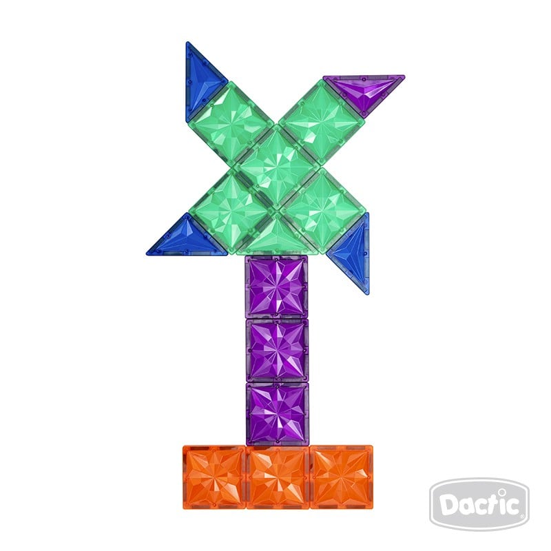 JUGUETE DACTIC PIEZA GEOMÉTRICA MAGNÉTICA 3D 100U MAG-FRIEND - 3