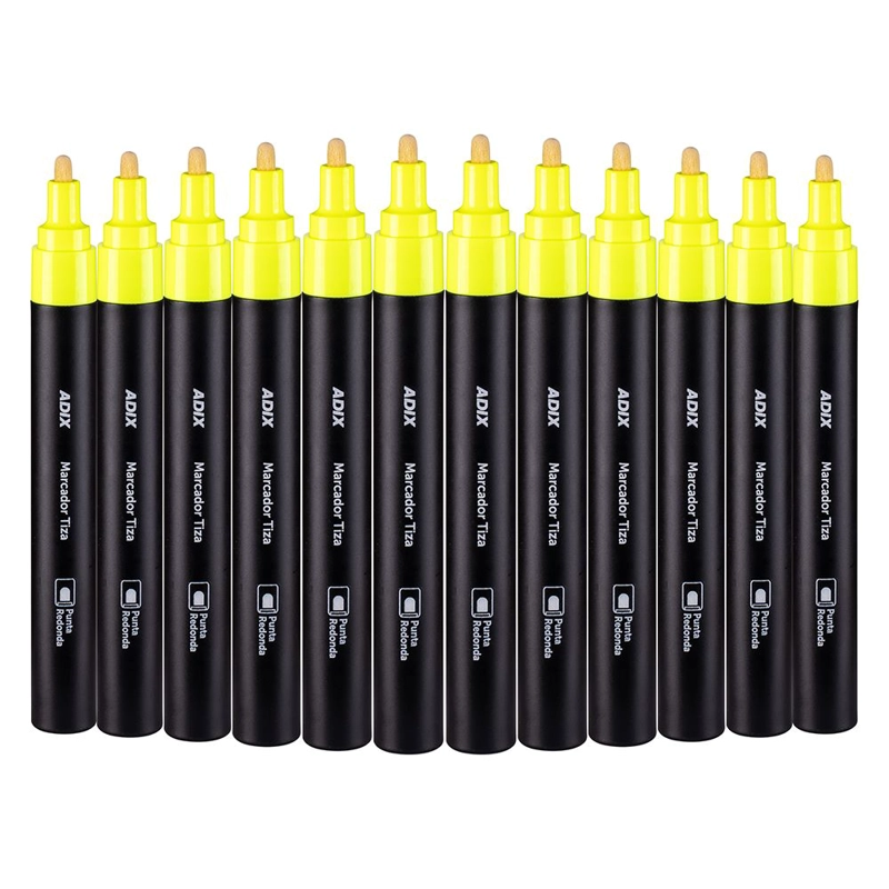 MARCADOR TIZA ADIX AMARILLO - 1
