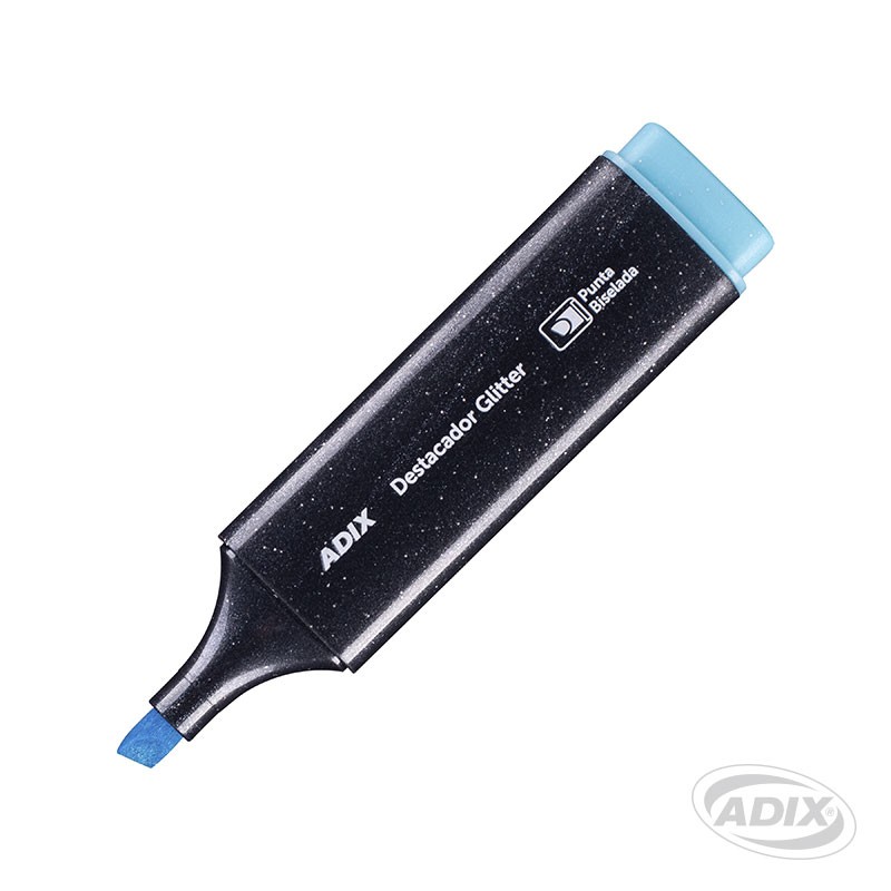 DESTACADOR ADIX GLITTER PASTEL 6 COLORES - 3