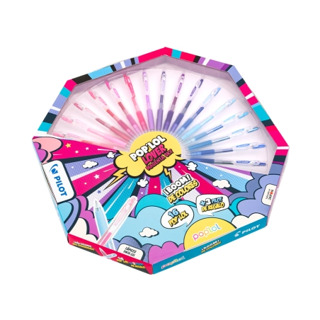 LÁPIZ GEL PILOT POPLOL 0.7 16 UND MAGENTA SKY - 2