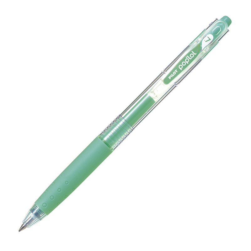 12 UN. LAPIZ GEL POP´LOL VERDE PASTEL 0.7 MM. - 1
