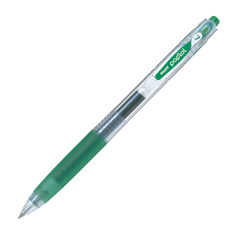 12 UN. LAPIZ GEL POP´LOL VERDE 0.7 MM. - 1