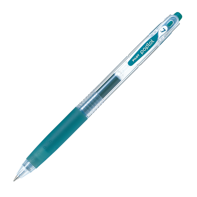 12 UN. LAPIZ GEL POP´LOL TURQUESA VERDE 0.7 MM. - 1