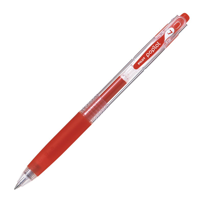 12 UN. LAPIZ GEL POP LOL ROJO 0.7 MM.