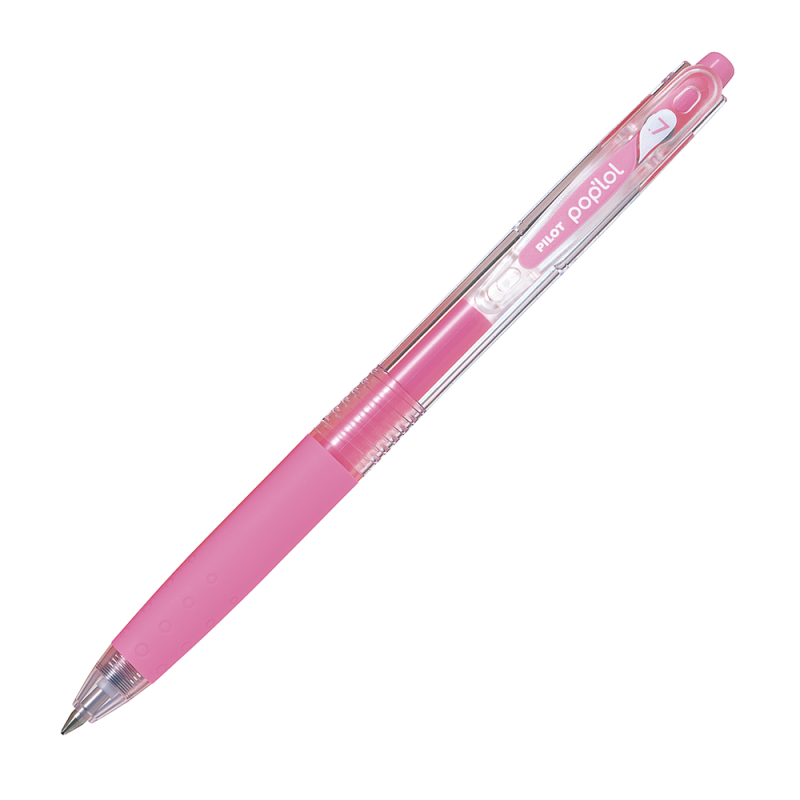12 UN. LAPIZ GEL POP´LOL ROSADO PASTEL 0.7 MM. - 1