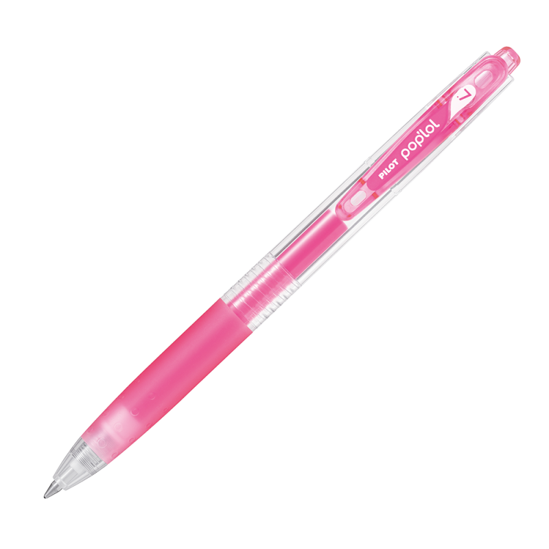 12 UN. LAPIZ GEL POP´LOL NEON ROSADO 0.7 MM. - 1