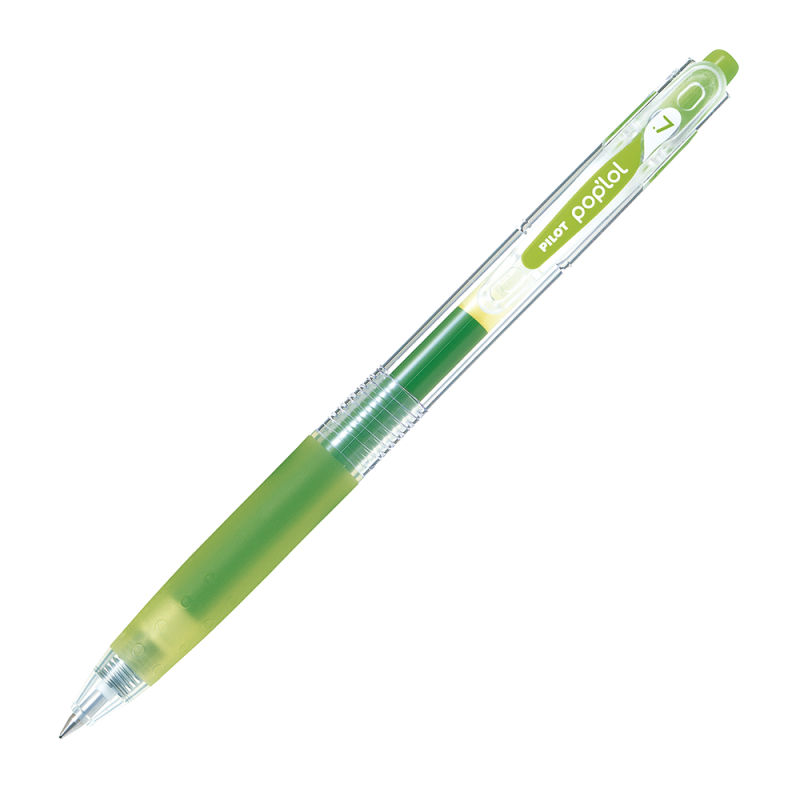 12 UN. LAPIZ GEL POP´LOL VERDE HOJA 0.7 MM. - 1