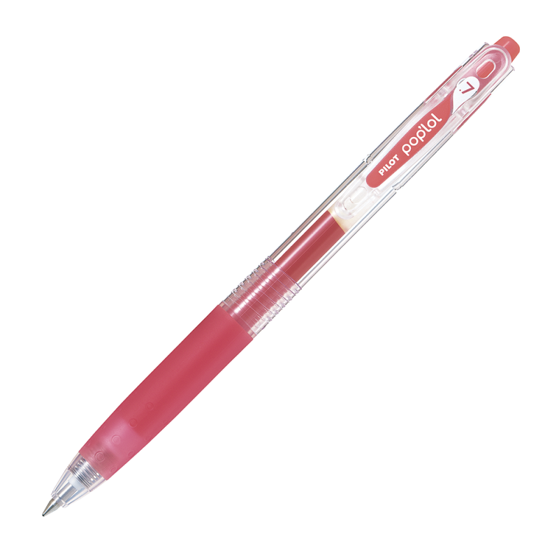 12 UN. LAPIZ GEL POP´LOL ROSADO CORAL 0.7 MM. - 1