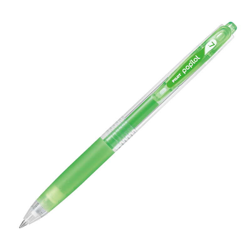 12 UN. LAPIZ GEL POP LOL NEON VERDE 0.7 MM.