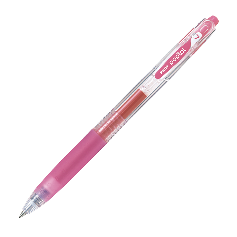 12 UN. LAPIZ GEL POP´LOL ROSADO 0.7 MM. - 1