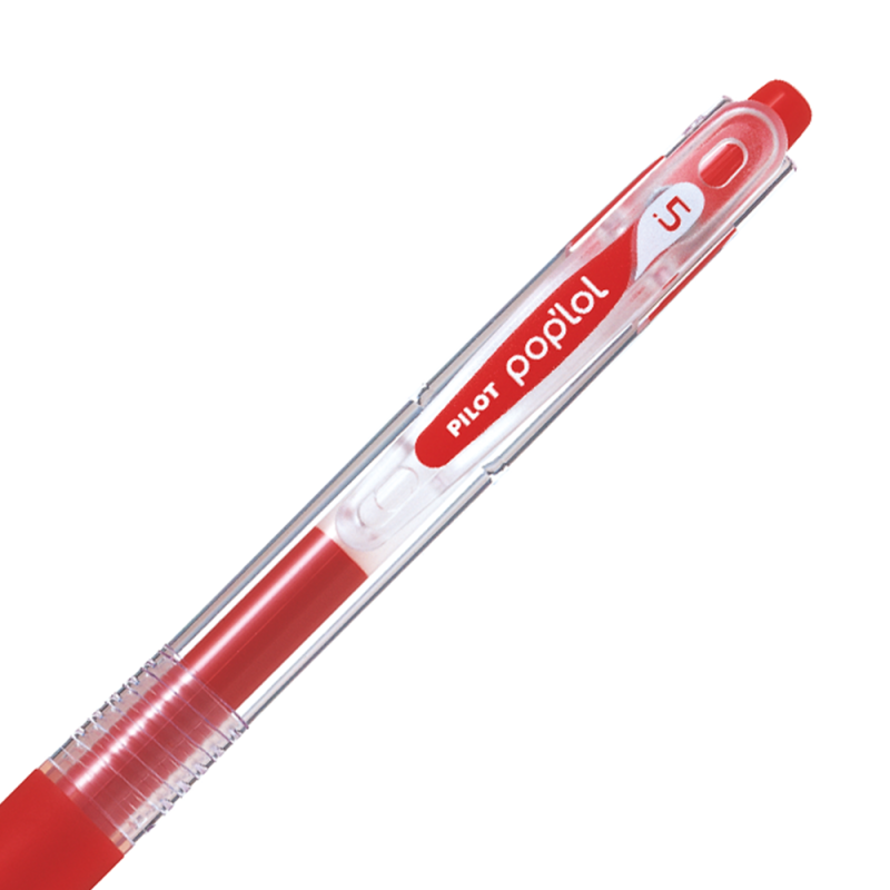 12 UN. LAPIZ GEL POP´LOL ROJO 0.5 MM. - 3