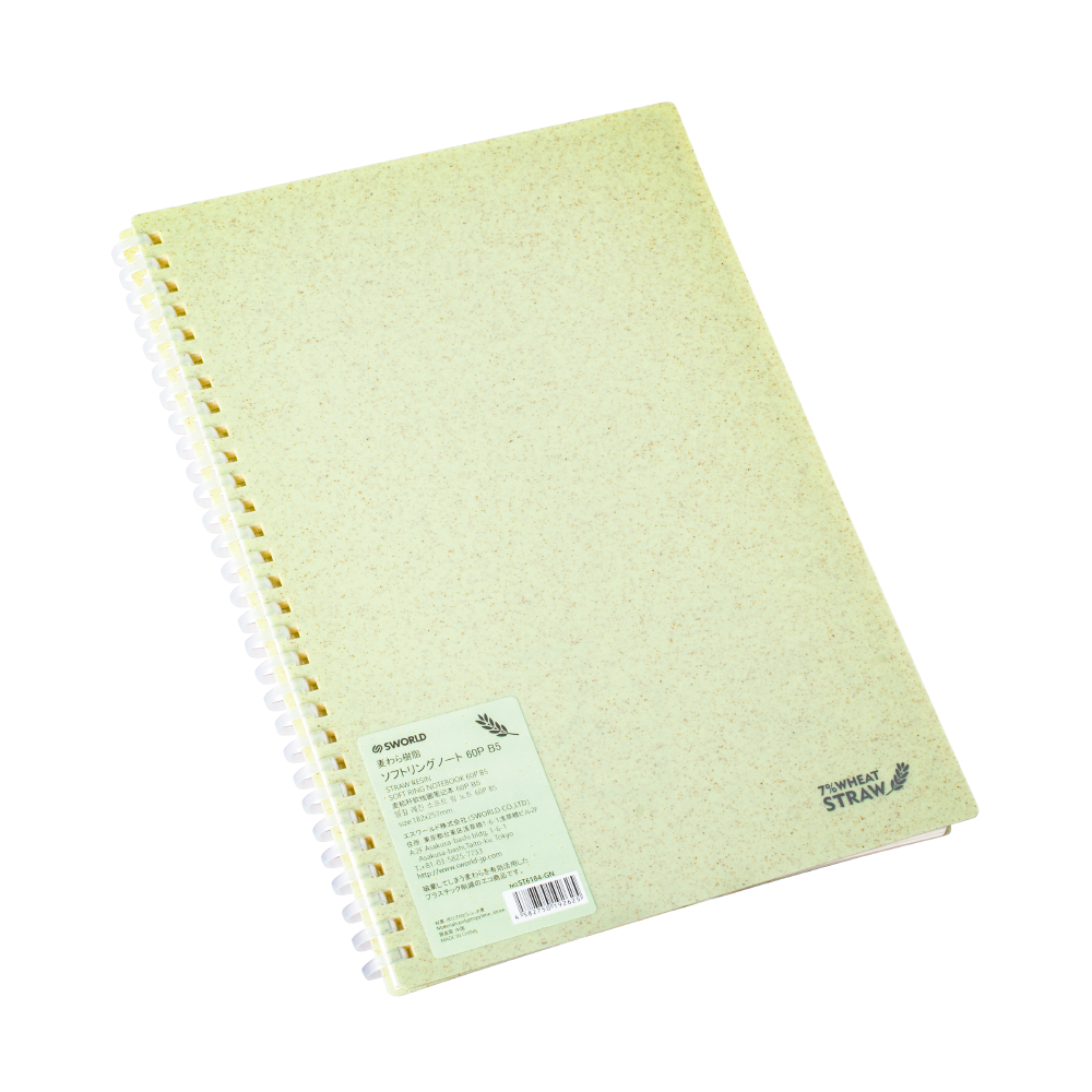 CUADERNO B5 VERDE PASTEL ANILLADO - 3