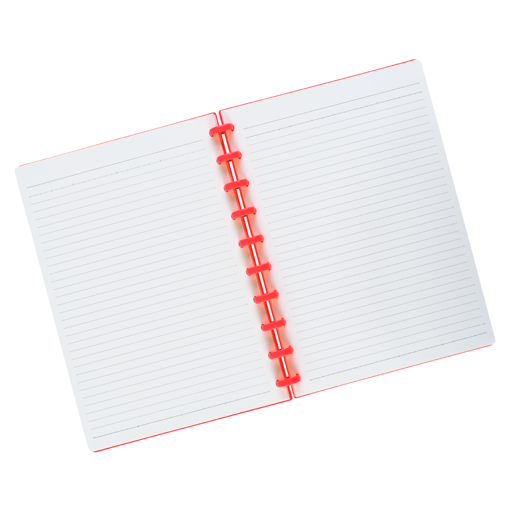 CUADERNO B5 C/ PINES FUCSIA ANILLADO - 3