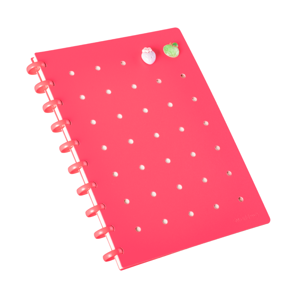 CUADERNO B5 C/ PINES FUCSIA ANILLADO - 4