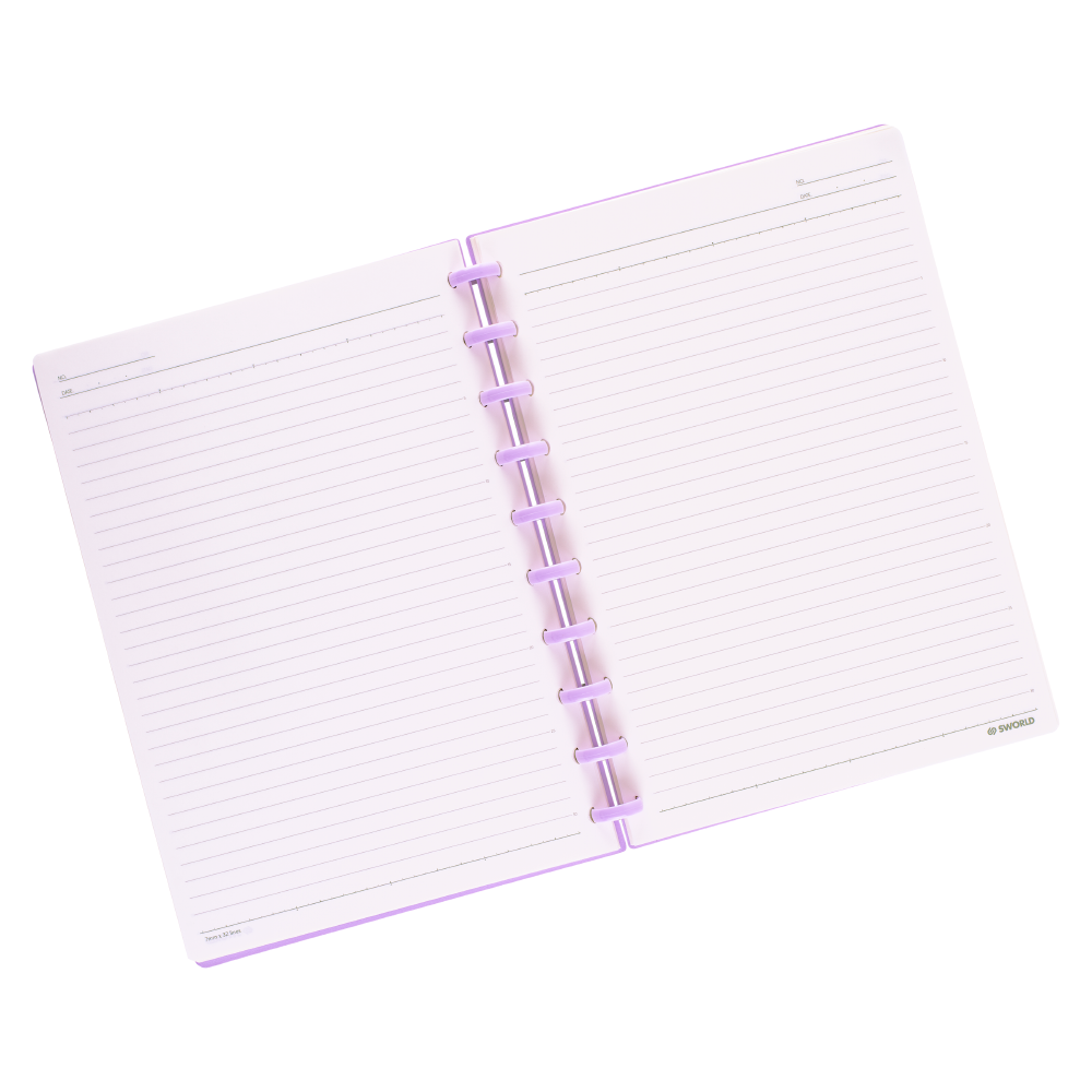 CUADERNO B5 C/ PINES MORADA ANILLADO - 3