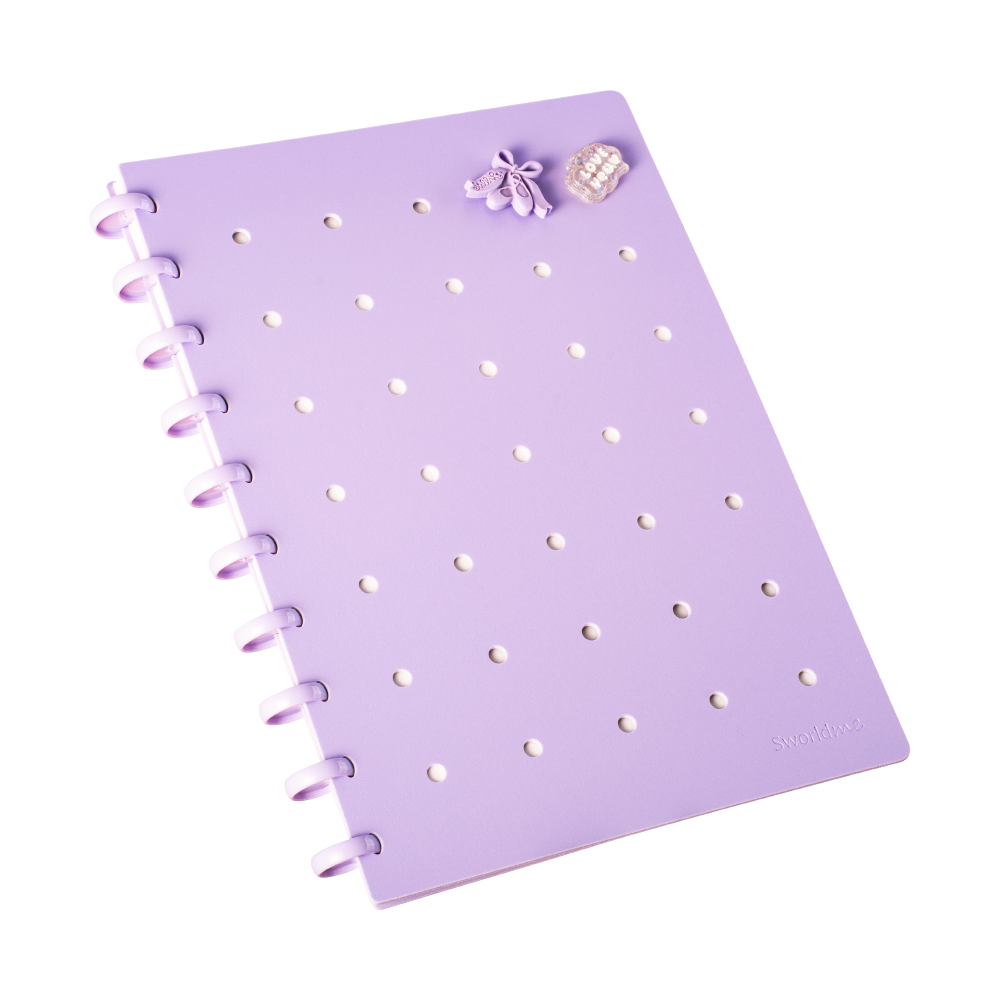 CUADERNO B5 C/ PINES MORADA ANILLADO - 4