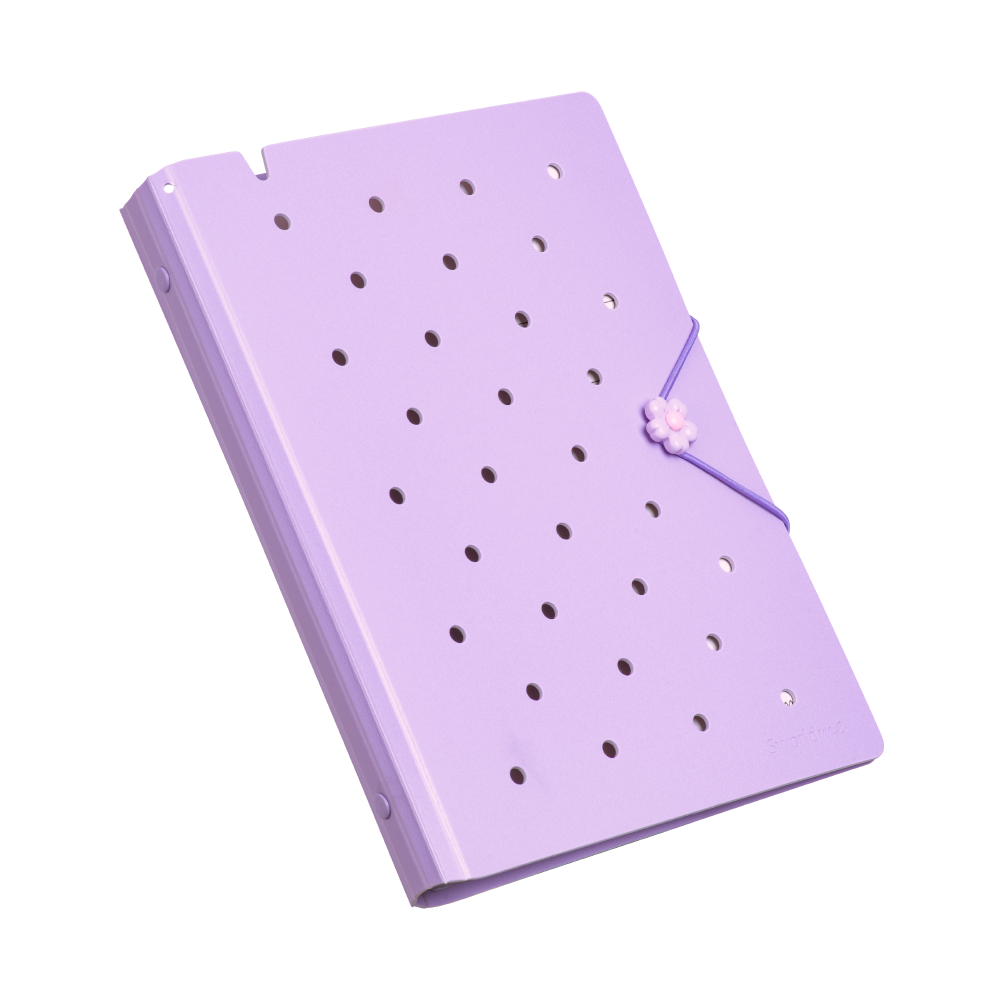 AGENDA A5 MORADA TAPA PIN 6 ANILLOS - 5